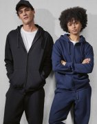 Heren Hoodie met Rits B&C WG009